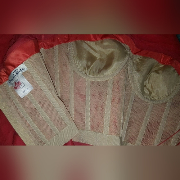 $4,900 OSCAR DE LA RENTA ADORABLE CORAL PINK SILK RUFFLE RUNWAY DRESS US 6 - Picture 8 of 12